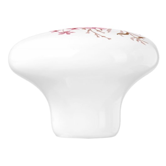 Rose Keramik Keramikknauf (Seitenansicht)