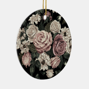 Rose Keramik Ornament