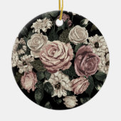 Rose Keramik Ornament (Vorne)