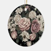Rose Keramik Ornament (Links)