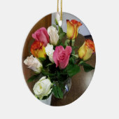 Rose Keramik Ornament (Rechts)