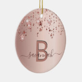 Rose Keramik Ornament (Rechts)