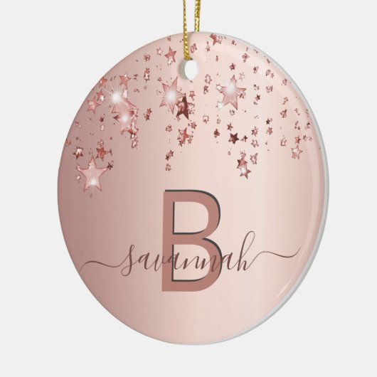 Rose Keramik Ornament (Links)