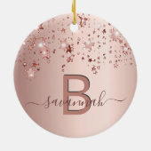 Rose Keramik Ornament (Hinten)