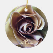 ROSE KERAMIK ORNAMENT (Vorne)