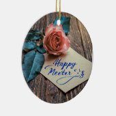 Rose Keramik Ornament (Rechts)