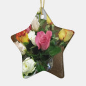 Rose Keramik Ornament (Links)