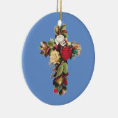 Rose Keramik Ornament (Rechts)