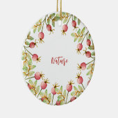 Rose Keramik Ornament (Rechts)