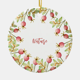 Rose Keramik Ornament