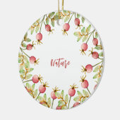 Rose Keramik Ornament (Links)