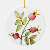 Rose Keramik Ornament (Hinten)