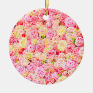 Rose Keramik Ornament
