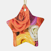 Rose Keramik Ornament (Links)