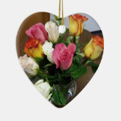 Rose Keramik Ornament (Rechts)