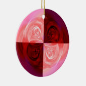 Rose Keramik Ornament (Rechts)