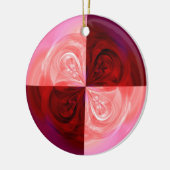 Rose Keramik Ornament (Links)