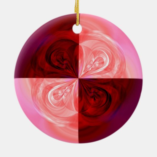 Rose Keramik Ornament (Hinten)