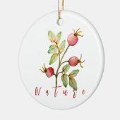 Rose Keramik Ornament (Links)