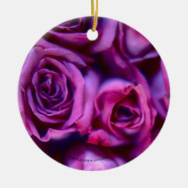 Rose Keramik Ornament