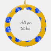 Rose Keramik Ornament (Hinten)