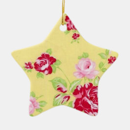 Rose Keramik Ornament