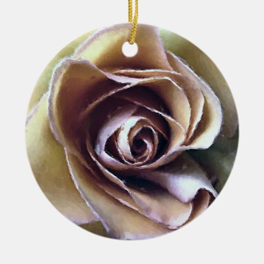 ROSE KERAMIK ORNAMENT (Vorne)