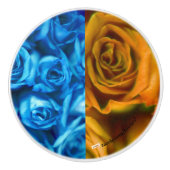 Rose Keramik Pull Keramikknauf (Vorderseite)