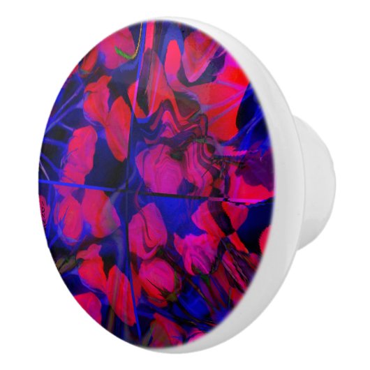 Rose Keramik Pull Keramikknauf (Rechts)