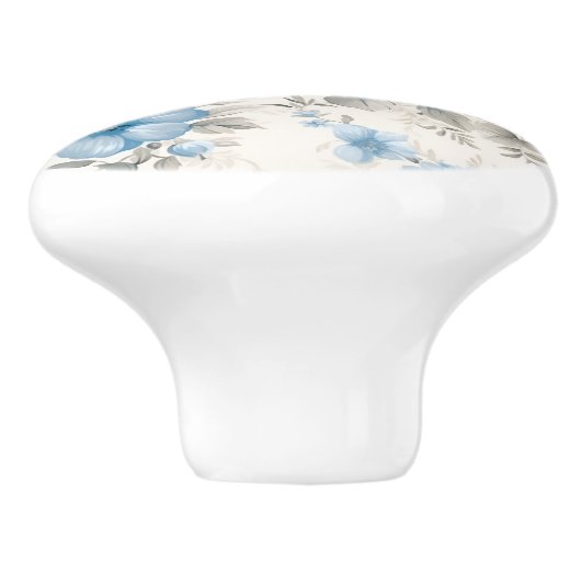 Rose Keramikknauf (Seitenansicht)