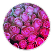 Rose Keramikknauf (Vorderseite)