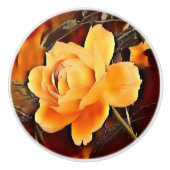 Rose Keramikknauf (Vorderseite)