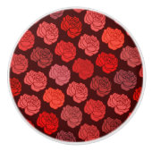 Rose Keramikknauf (Vorderseite)