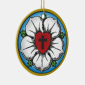 Rose Keramikornament (Rechts)