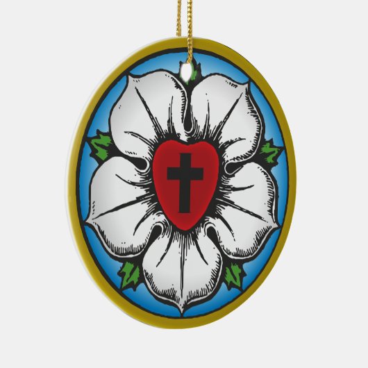 Rose Keramikornament (Rechts)