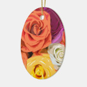 Rose Keramikornament (Links)