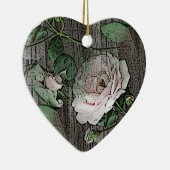 Rose Keramikornament (Rechts)