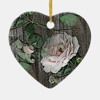 Rose Keramikornament