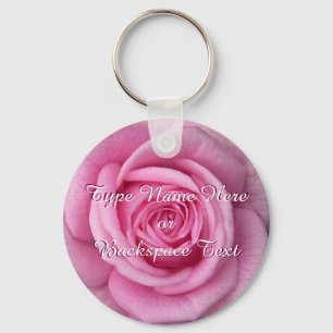 Rose Key Chains Peprsonalized Pink Rose Schlüssela Schlüsselanhänger