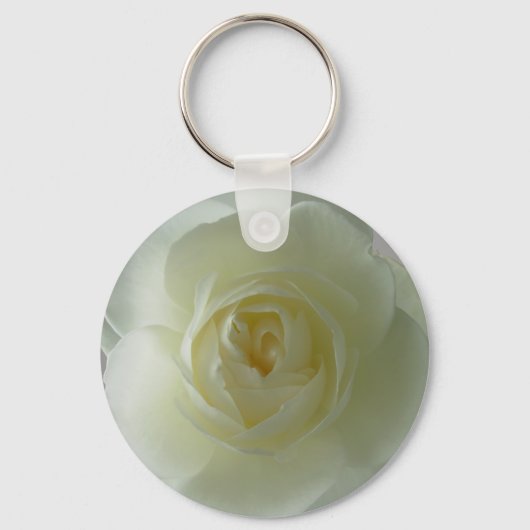 Rose Key Chains Romantische Weiße Blume Geschenke Schlüsselanhänger (Vorderseite)
