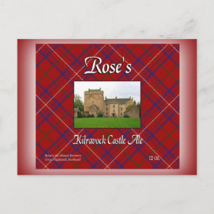 Rose Kilravock Castle Ale Postkarte