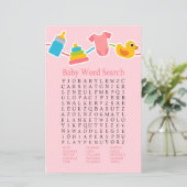 Rose Kinderspielzeug Kinderdusche Word Search Game (Stehend Vorderseite)