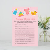 Rose Kinderspielzeug Kinderzimmer Rhyme Quiz Kinde (Stehend Vorderseite)