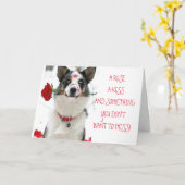 ROSE KISS & ETWAS, WAS UNS NICHT WILL AUF FEHLKART KARTE (Gelbe Blume)