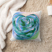 Rose Kissen (Decke)