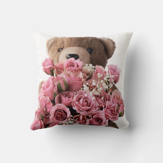 Rose Kissen (Rückseite)