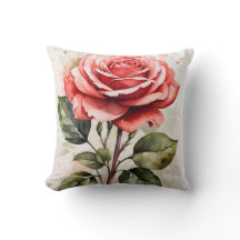 Rose Kissen - Elegantes Blumengeschenk Dekor