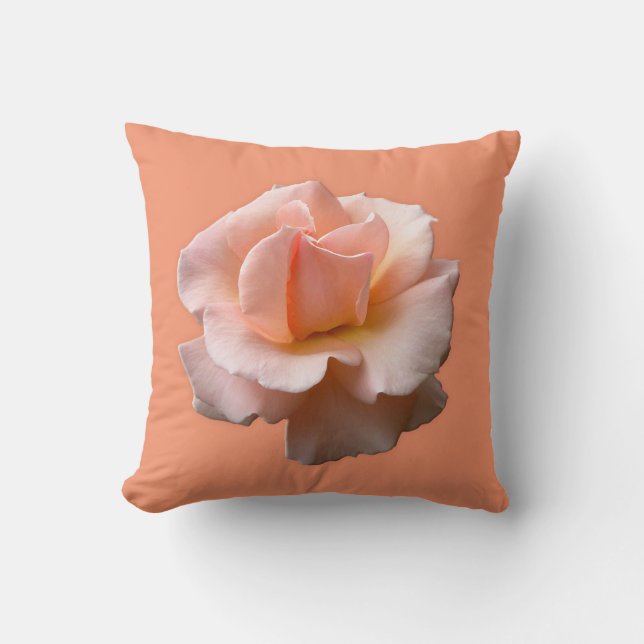 Rose Kissen Peach Rose Kissen & Dekoration (Vorderseite)