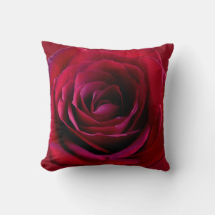 Rose Kissen Personalisierte Rote Rose Kissen & Dek