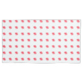 Rose Kissenbezug (Vorderseite-Links)